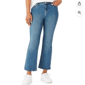 Members Mark Dark Denim Crop Flare